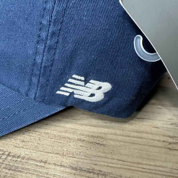 NWT New Balance Unisex Embroidered N Logo Baseball Hat Size One Size (Navy) - Picture 3 of 11